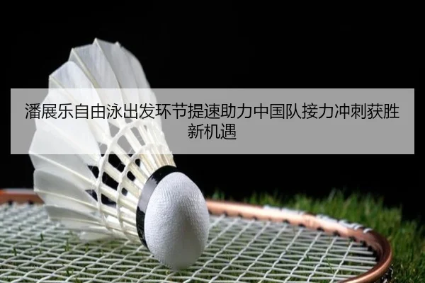 潘展乐自由泳出发环节提速助力中国队接力冲刺获胜新机遇